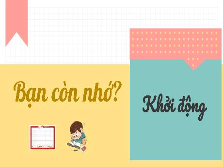 Bài giảng Toán Lớp 2 - Bài 4: Số bị trừ. Số hiệu. Hiệu